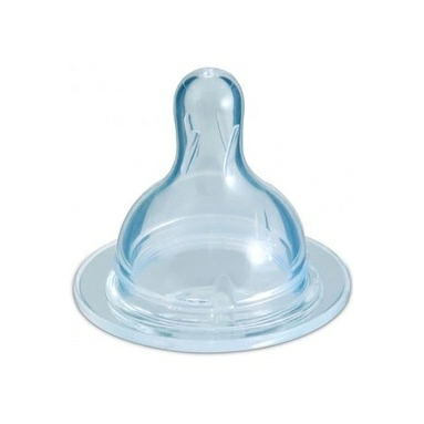 Сanpol babies Соска мол.силиконовая (круглая, для бут. с шир. горлом, медленный поток , 3+), 21/720