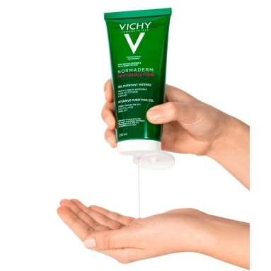 VICHY Normaderm Гель интенсивно очищающий для лица и тела, 200 мл