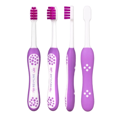 Revyline Baby S3900 Зубная щетка для детей от 0 до 3 лет (7070 фиолетовый)