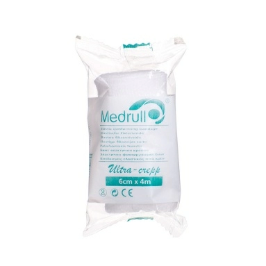 Бинт эластичный Medrull Ultra-crepp нестерильный 4м x 6см