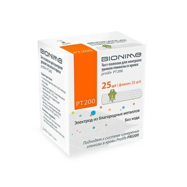 Тест-полоски PROLIFE PT200 №25