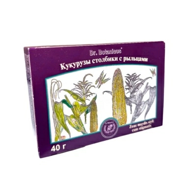Кукурузы столбики с рыльцами изм.сырье 40г в пачке