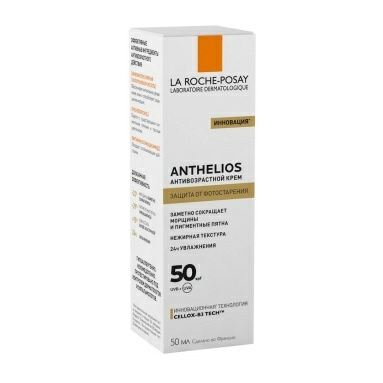 La Roche-Posay Anthelios Крем солнцезащитный антивозрастной для лица SPF50/PPD19, 50 мл