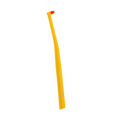 Revyline SM1000 Зубная щетка Монопучковая (желтая с красной щетиной) 1 шт (6945)