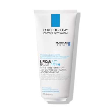 La Roche-Posay Lipikar AP+M Бальзам липидовосполняющий тройного действия для лица и тела младенцев, детей и взрослых, 200мл