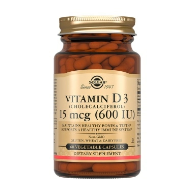 Solgar Витамин D3 600 МЕ, БАД капсулы №60 (Витамин Д3)