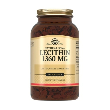 Solgar Натуральный соевый лецитин, БАД капсулы №100