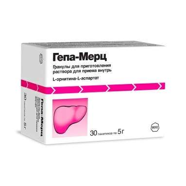 Гепа-Мерц гранулы для приготовления раствора для приема внутрь 3г в пакетиках 5г №30
