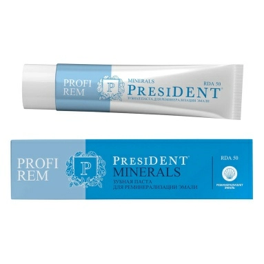 PRESIDENT PROFI Зубная паста REM Minerals (50 RDA), 50 мл