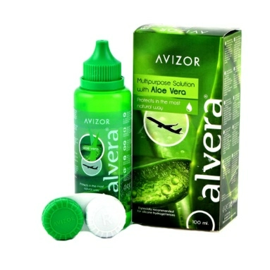 Р-р многоф.д/ухода за всеми тип. МКЛ AVIZOR ALVERA (фл,мл:100),в сост.контейнер д/хр.КЛ