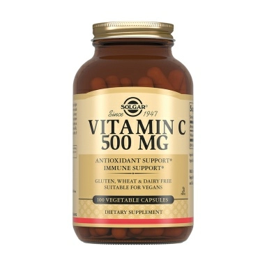 Solgar Витамин С 500 мг, БАД капсулы №100