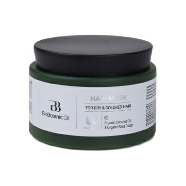 BIO BOTANIC OIL Маска для сухих и окрашенных волос с маслом кокоса и ши 350 мл