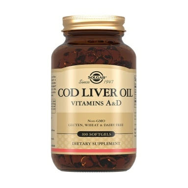 Solgar Жир из печени трески, БАД капсулы №100