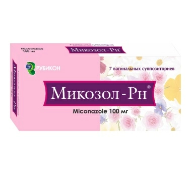 Микозол-Рн суппозитории вагинальные 100мг №7х1