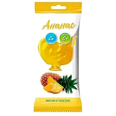 Петушок леденцовая карамель с цинком и вит С со вкусом ананаса