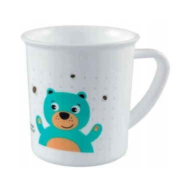 Canpol babies Чашка пластиковая, 170 мл, "Cute Animals", 12+, арт.4/413