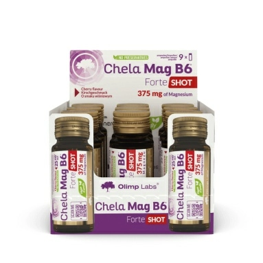 Хела-Маг B6 Форте Шот со вкусом вишни, БАД ампулы №9