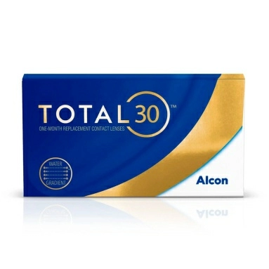 Линзы контактные мягкие: TOTAL30 ежемесячной замены -3.25, 1 штука