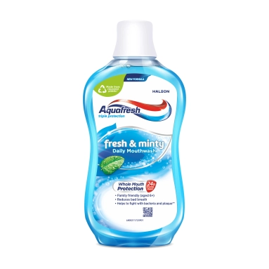 Aquafresh Ополаскиватель для полости рта Освежающе-Мятный 500 мл