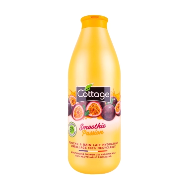 COTTAGE Гель для душа и ванны увлажняющий Smoothie Passion/Moisturizing Shower Gel and Bath Milk, 750 мл