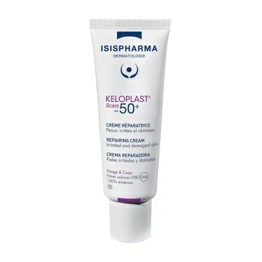 ISISPHARMA Keloplast Scars SPF 50+ Крем восстанавливающий защитный с SPF 50+ для чувствительной кожи ,40мл