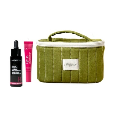 Набор Novexpert: Сыворотка-бустер с гиал.кисл. 30мл, Бальзам д/увел. объёма губ с гиал. кислотой, 8мл