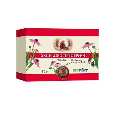 Эхинацеи пурпурной трава измельченное сырье 50г