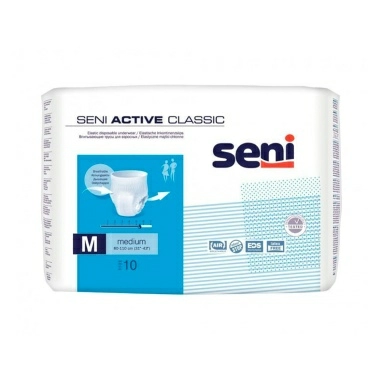SENI ACTIVE CLASSIC medium Трусы впитывающие для взрослых 10 шт