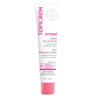 TOPICREM HYDRA+ Насыщенный крем сияние 40 мл