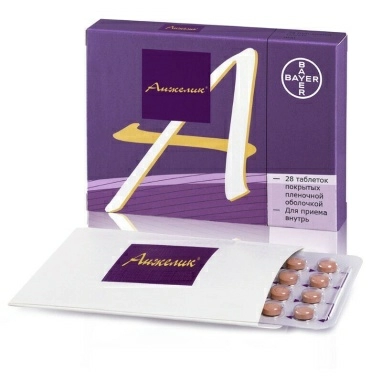 Анжелик таблетки п/о 1мг/2мг №28х1