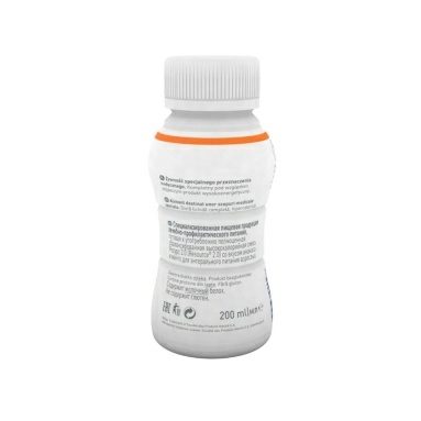 Ресурс 2.0 Специализированная пищевая продукция лечебно-профилактического питания, готовая к употреблению полноценная сбалансированная высококалорийная смесь со вкусом Ананаса и Манго для энтерального питания взрослых 200мл