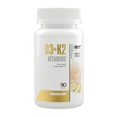 MAXLER БАД «Д3+К2» капсулы №90