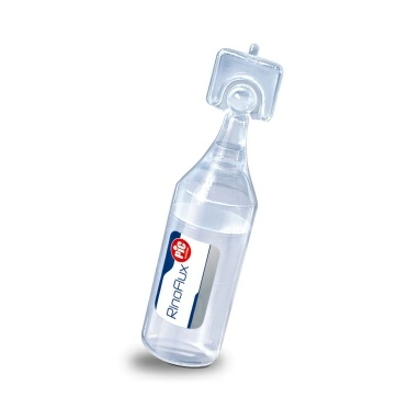 Раствор физиологический cтерильный RinoFlux для ингаляций и очистки носа, во флаконах 5,0 мл №20