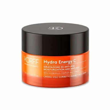 KORFF Увлажняющий и антивозрастной крем-сорбет для лица Hydra Energy C MOISTURIZATION AND ANTI-AGE SORBET FACE CREAM, 50мл
