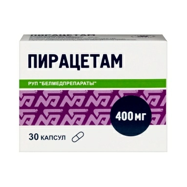 Пирацетам капсулы 400мг №10х3