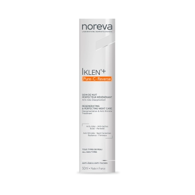 NOREVA ИКЛЕН+ [PURE-C-REVERSE] Регенерирующий ночной крем для сияния кожи , 50мл