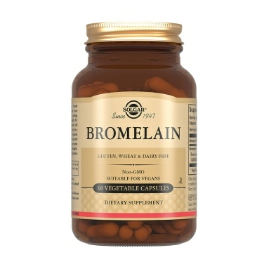Solgar Бромелайн, БАД капсулы №60