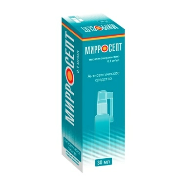 Мирросепт р-р для нар.и местн.прим.0,1мг/мл 30мл с распылит.насадк. №1