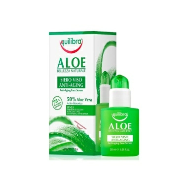 EQUILIBRA Алоэ Сыворотка для лица антивозрастная, 30 мл