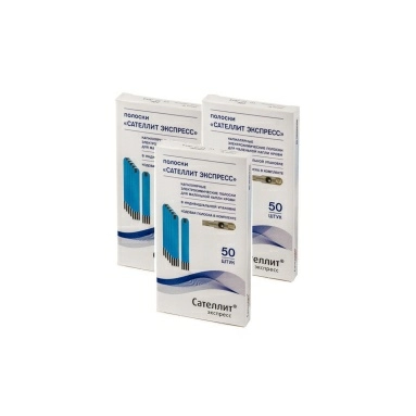 Полоска электрохимическая Сателлит экспресс 50шт