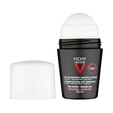 Vichy Homme Дезодорант-антиперспирант шариковый 72 часа против избыточного потоотделения 50 мл
