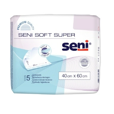 Seni Soft Пеленки одноразовые 40*60 см (впитывающие), 5 шт