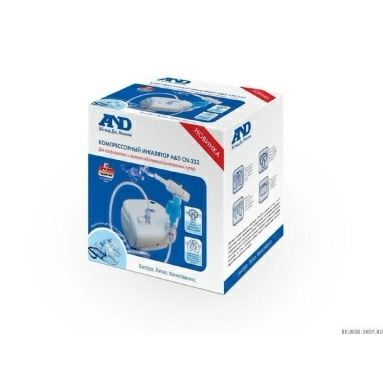 A&D Ингалятор компрессорный (небулайзер) с принадлежностями модель CN-233 A&D