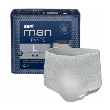 SENI MAN PANTS Впитывающие трусы для мужчин в размере L (large/большой) по 10 штук