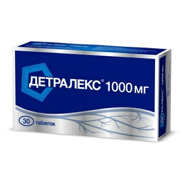 Детралекс таблетки п/о 1000мг №10х3