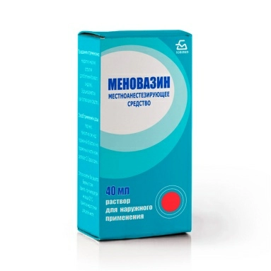 Меновазин раствор для наружного применения во флаконах 40мл в упаковке №1