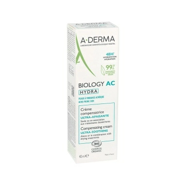 A-DERMA BIOLOGY AC HYDRA Крем восстанавливающий 40 мл