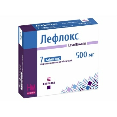 Лефлокс таблетки п/о 500мг №7