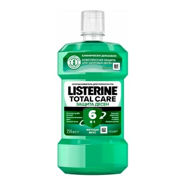 LISTERINE Total Care ополаскиватель для полости рта Защита десен, 250 мл