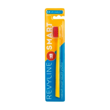 Revyline SM6000 Зубная щетка (желтая с красной щетиной 6934)